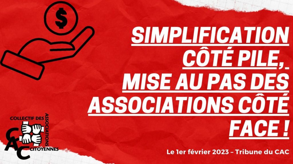 Simplification côté pile, mise au pas des associations côté face ! [Tribune]