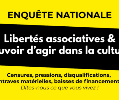 [ENQUÊTE] « Libertés associatives et pouvoir d&rsquo;agir dans la culture »