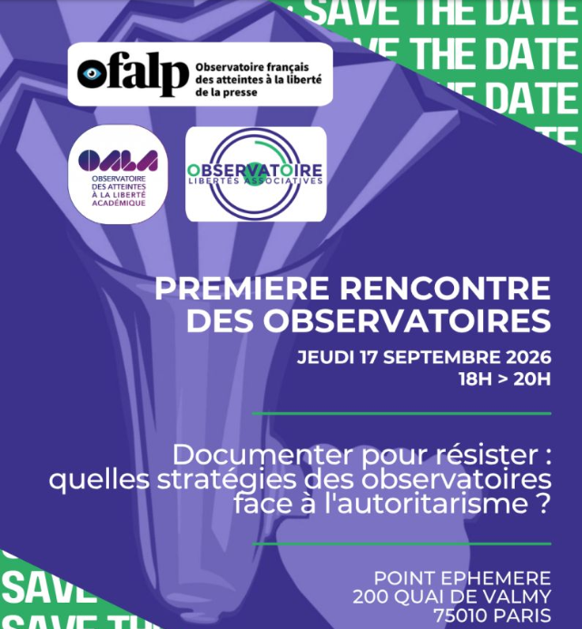 Rencontre des Observatoires : documenter pour résister [17/9]